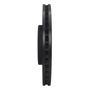 Cadillac BLS Brake Rotor (1) - Front Left - R1 Concepts - Drilled & Slotted - Black - `03-`11